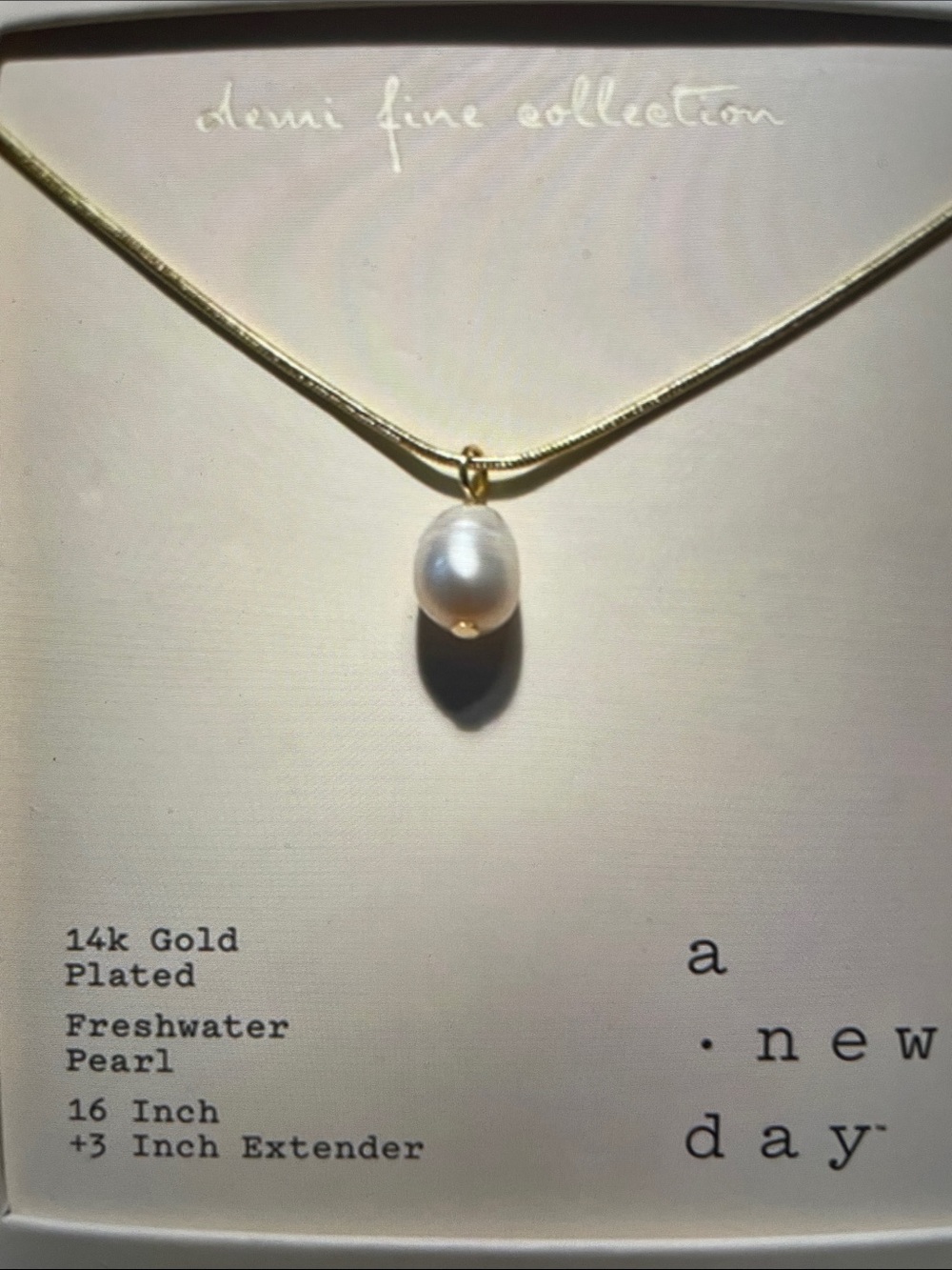 White Freshwater Pearl Pendant